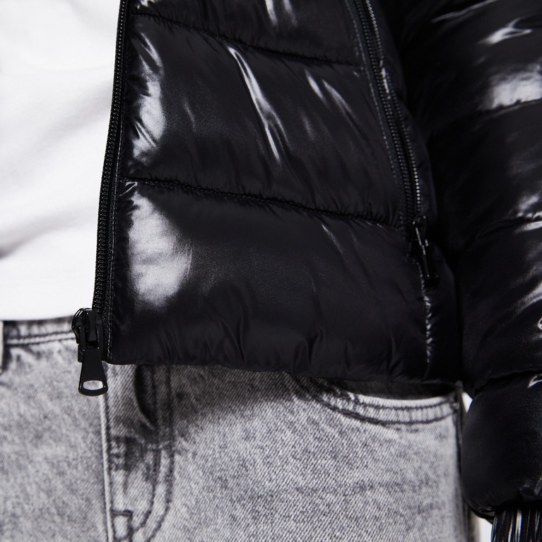 Short puffer jacket "Nikki star" Black